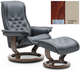 Ekornes Stressless Royal Large Classic Recliner with Ottoman