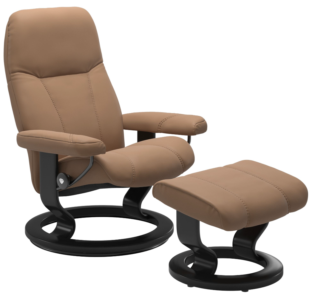 『EKORNES』Consul クラシック　 オットマン付き Ekornes Stressless Consul Large Classic Batick *Quick Ship