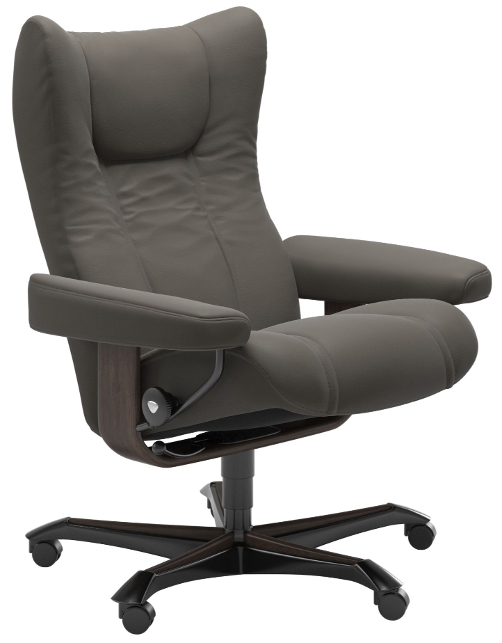 EKORNES（エコーネス）Stressless® Enigma Medium Stressless Live Recliner and Ottoman- Classic Base