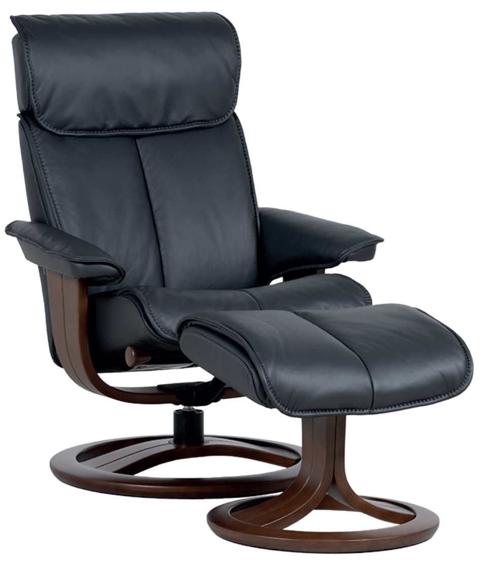 H2 Seating Captain NT477 Medium Recliner With Ottoman