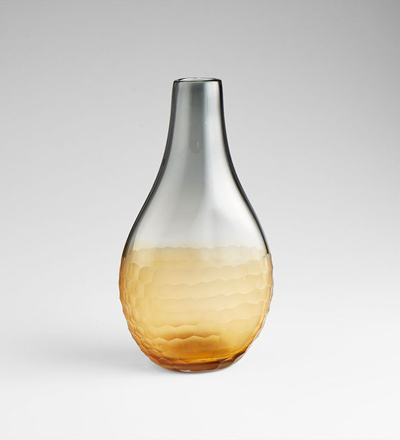 Cyan Design 07854 Vase in Amber & Smoked