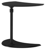 Ekornes USB Table A End Table with a Black Top, Stem, and Base
