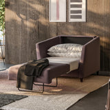 The Erika is Luonto’s most traditional and most practical design. The supportive backrest and narrow outward bend of each arm give the Erika Cot Chair Sleeper the ability to be unique. As usual, to fulfill Luonto’s commitment to practicality, Luonto has provided plenty of rest space and a terrific transitional design to save living space.