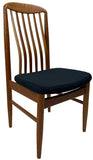 Sun Cabinet BL10 Dining Chair in Cherry; Black Fabric Penfold 38
