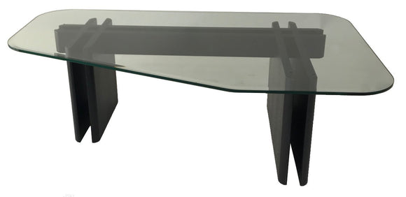 Trekanten 735 Coffee Table in a Glass Top and Wenge Wood