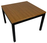 Vejle 601 End Table in Cherry and Black Steel
