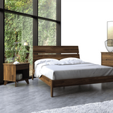 Copeland Furniture Linn LNN-01-94 King Bed in Natural Walnut