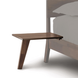Copeland Furniture Linn 2-LNN-01-94 Shelf Nightstand in Natural Walnut