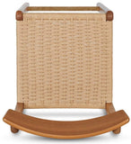 Sun Cabinet BL24 Barstool in Teak with Rope Seat