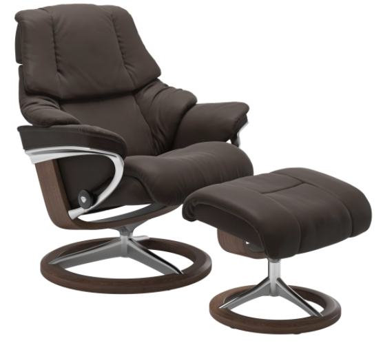 EKORNES Stressness オットマン Ekornes Stressless Reno Medium Signature Old Sit Recliner with