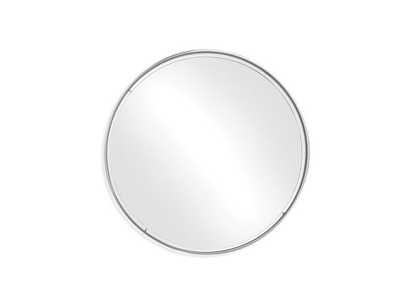 BDI Furniture Optic 4500 Polished Chrome Round Mirror