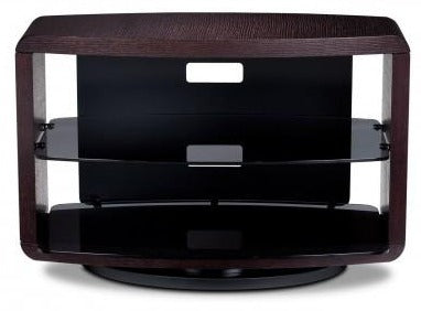 BDI Furniture Valera 9723 Espresso Smoked Glass TV Stand Media Storage Unit