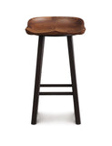 Copeland Furniture Tractor TRC-60-94 Counter Stool in Natural Walnut Seat and Seared Ash Legs
