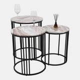 SageBrook Home 22945 Large Round End Table