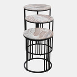 SageBrook Home 22945 Medium Round End Table