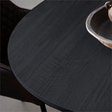 Unique Furniture Nola 4620 Black Oak Dining Table