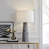 Lite Source 23923 Black Marble Table Lamp