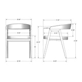 Amisco 41282 Carmela Dining Chair