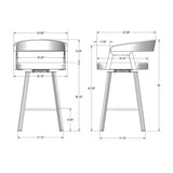 Amisco 41282 Carmela Counter Stool