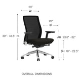 Eurostyle Eon 415B Office Chair