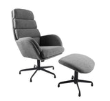 Unique Furniture Sifton 4801 Deep Grey Recliner & Ottoman