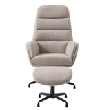 Unique Furniture Sifton 4801 Taupe Recliner & Ottoman