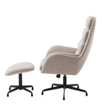 Unique Furniture Sifton 4801 Taupe Recliner & Ottoman