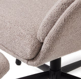 Unique Furniture Sifton 4801 Taupe Recliner & Ottoman