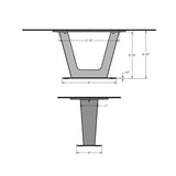 Amisco Amelia Dining Table