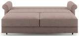 Luonto Casey Queen Loveseat Sleeper In Yedi Light Plum Fabric *Quick Ship*