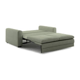 Luonto Cove Queen Sleeper Loveseat In Yedi Light Pea Green Fabric *Quick Ship*