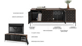 BDI Elements 8709 Constellation Media + Storage Console *Quick Ship*