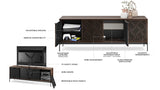BDI Elements 8709 Weave Media + Storage Console *Quick Ship*