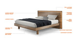 BDI Kava 9619 King Bed *Quick Ship*