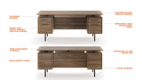 BDI Linq 6821 Executive Desk *Quick Ship*