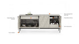 BDI Mesa 7639 Storage Credenza *Quick Ship*