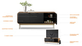 BDI Plume 8077 Media + Storage Console *Quick Ship*