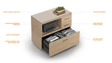 BDI Sequel 6617 Studio Multifunction Cabinet *Quick Ship*