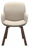 Ekornes Stressless Bay Low Back D200 Dining Chair With Arms *Quick Ship*
