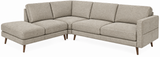 Natuzzi Destrezza C092 Sectional In Fabric