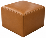 Natuzzi A921-010 Leather Ottoman