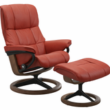 Ekornes Stressless Mayfair Medium Signature Recliner with Ottoman