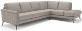 MaxDivani Susan Leather Sectional