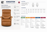 H2 Seating Kingston 357 Standard Recliner With Ottoman