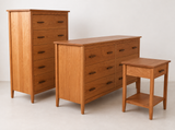 Evermont Solid Cherry 6 Drawer Double Dresser