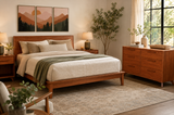 Heritage Furniture 340KPFB Queen Platform Bed