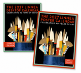 Package: 2027 Linnea 11 x 14" Poster Calendar &  5 x 7" Desktop Calendar Artwork From Johanna Riley