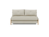 Innovation Living Cubed Full Size Lacquered Oak Legs Sleeper Sofa *Quick Ship*