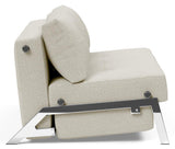 Innovation Living Cubed Queen Size Chrome Legs Sleeper Sofa *Quick Ship*