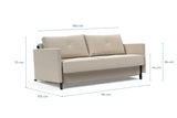 Innovation Living Cubed Queen Size Sleeper With Arms Sofa *Quick Ship*